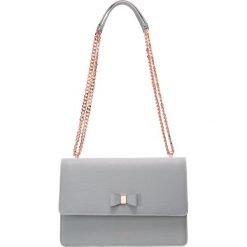 Ted Baker BOW DETAIL XBODY BAG Torebka grey. Szare torebki klasyczne damskie Ted Baker, bez wzorów, bez dodatków. Za 719,00 zł.