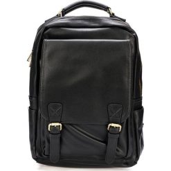Bobby Black plecak męski czarny. Czarne plecaki męskie Bobby Black, bez wzorów, eleganckie. Za 269,00 zł.