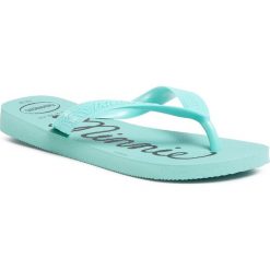 Japonki HAVAIANAS - Top Disney Cf 41394127611 Green Dew. Zielone topy damskie Havaianas, z motywem z bajki, z tworzywa sztucznego, bez kołnierzyka. W wyprzedaży za 59,00 zł.