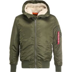 Alpha Industries HOODED STANDART FIT Kurtka przejściowa dark green. Zielone kurtki męskie Alpha Industries, m, bez wzorów, z nylonu. Za 719,00 zł.