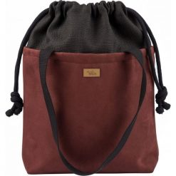 Torebka worek "DUOBAG", kolor bordowy. Czerwone torebki worki damskie me&BAGS, bez wzorów, z tkaniny, duże, bez dodatków. Za 219,00 zł.