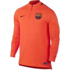 Nike Bluza męska FCB Dry SQUAD Drill pomarańczowa r. XL (854191 813). Pomarańczowe t-shirty męskie Nike, xl. Za 259,00 zł.