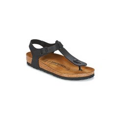 Sandały Birkenstock KAIRO. Czarne klapki damskie Birkenstock, bez wzorów, bez obcasa, bez zapięcia. Za 349,00 zł.
