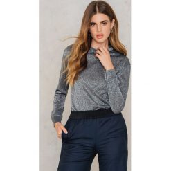 Bluzy damskie: NA-KD Party Bluza Sparkle - Silver