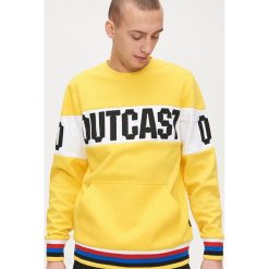 Bluza z kolorowym ściągaczem - Żółty. Żółte bluzy męskie Cropp, s, bez wzorów, bez kołnierzyka, bez rękawów, bez kaptura. Za 99,99 zł.