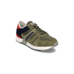 Buty Napapijri Rebut. Zielone trampki męskie Napapijri, bez wzorów, bez zapięcia. Za 403,84 zł.