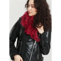 Czarno-Czerwona Kurtka Love Takes Control. Czarne bomberki damskie other, l. Za 179,99 zł.