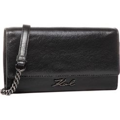 Torebka KARL LAGERFELD - 201W3240 Black. Czarne torebki klasyczne damskie KARL LAGERFELD, bez wzorów, ze skóry, eleganckie, bez dodatków. W wyprzedaży za 639,00 zł.