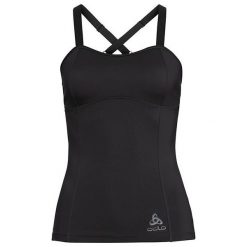 Odlo Koszulka Odlo Singlet with integrated top JACKIE - 350151 - 350151/15000/S. Czarne koszulki sportowe męskie marki Odlo, m. Za 182,53 zł.