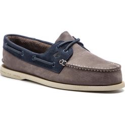 Mokasyny SPERRY - STS17370 Grey/Navy. Szare mokasyny męskie Sperry, ze skóry. W wyprzedaży za 329,00 zł.