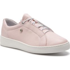 Sneakersy NIK - 05-0658-01-8-15-02 Różowy. Różowe półbuty damskie Nik, ze skóry. W wyprzedaży za 189,00 zł.