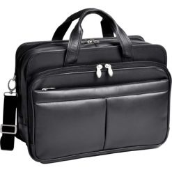 Torba MCKLEIN Walton 17 cali Czarny. Czarne torby na laptopa Mcklein, w paski. Za 1050,99 zł.