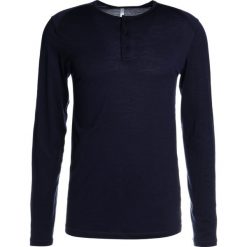 Koszulki sportowe męskie: Icebreaker MENS CITY LITE HENLEY Koszulka sportowa midnight navy