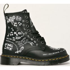 Dr. Martens - Workery skórzane. Czarne workery damskie ze skóry, na sznurówki. Za 769,90 zł.
