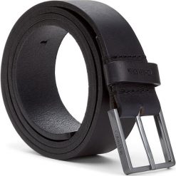 Pasek Męski CALVIN KLEIN - Essential Belt 3.5 K50K503421 411. Czarne paski męskie Calvin Klein, w paski, ze skóry. W wyprzedaży za 179,00 zł.