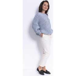 Sweter F772. Swetry damskie Fobya, uniwersalny, bez wzorów, z wełny, klasyczne, bez rękawów, bez kaptura. Za 142,50 zł.