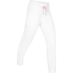 Spodnie dresowe, dł. 7/8, Level 1 bonprix biel wełny. Białe spodnie damskie bonprix, z wełny, sportowe. Za 84,99 zł.