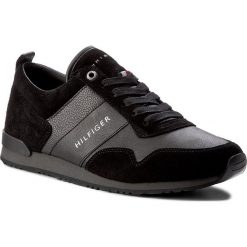Sneakersy TOMMY HILFIGER - Maxwell 11C1 FM0FM00924 Black 990. Czarne sneakersy męskie TOMMY HILFIGER, na co dzień, bez wzorów, z zamszu, bez zapięcia. W wyprzedaży za 339,00 zł.