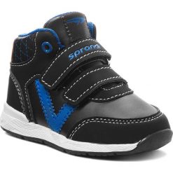 Sneakersy SPRANDI - CP23-5804B Czarny. Czarne trampki chłopięce Sprandi, bez wzorów, ze skóry ekologicznej, bez zapięcia. Za 69,99 zł.