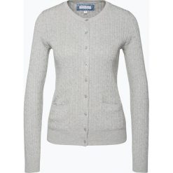 Marie Lund - Kardigan damski, szary. Szare swetry damskie Marie Lund, xxl, bez wzorów, z bawełny. Za 139,95 zł.