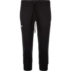 Rurki damskie: Under Armour Spodnie damskie Slim leg Fleece Crop czarne r. M (1320610-001)
