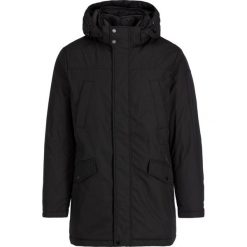 Parka Geox M9420F T2585 F9000. Czarne kurtki męskie Geox, m, bez wzorów, z poliesteru, bez kaptura. W wyprzedaży za 639,00 zł.