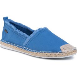 Espadryle BIG STAR - DD274757 Blue. Niebieskie espadryle damskie BIG STAR, bez wzorów, ze skóry ekologicznej, retro, bez obcasa, na płaskiej podeszwie, bez zapięcia. Za 99,00 zł.