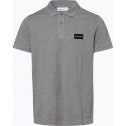 Calvin Klein - Męska koszulka polo, szary. Szare koszulki męskie Calvin Klein, xxl, z aplikacjami, bez rękawów. Za 269,95 zł.