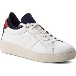 Sneakersy TOMMY HILFIGER - Hybrid Iconic Sneake FW0FW03269 Rwb 020. Białe półbuty damskie TOMMY HILFIGER, na co dzień, bez wzorów, ze skóry, bez obcasa, na płaskiej podeszwie, bez zapięcia. W wyprzedaży za 299,00 zł.