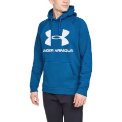 Under Armour Rival Bluza Niebieski. Niebieskie bluzy męskie Under Armour, xs, bez wzorów, z bawełny, bez kołnierzyka, bez rękawów, bez kaptura. Za 274,95 zł.
