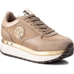 Sneakersy GUESS - FLTIF3 FAL12 BEIBR. Czarne sneakersy damskie marki Guess, z materiału. Za 499,00 zł.