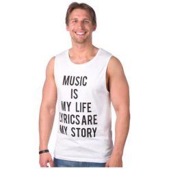 T-shirty męskie: Brave Soul T-Shirt Męski Music S Biały