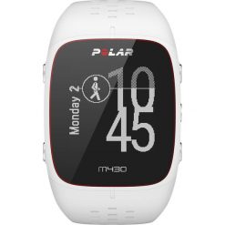 Zegarek do biegania GPS z kardio Polar M430. Białe bluzy sportowe damskie Polar, m, bez wzorów, z polaru, bez rękawów, bez kaptura, do biegania. Za 589,00 zł.