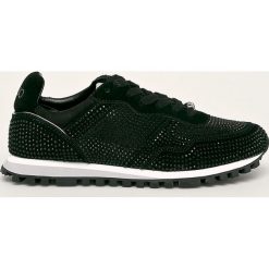 Liu Jo - Buty. Czarne buty sportowe damskie Liu Jo, bez wzorów, ze skóry, sportowe. W wyprzedaży za 449,90 zł.