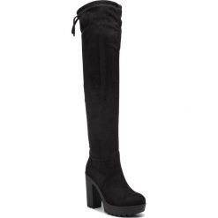 Muszkieterki REFRESH - 69313 Negro. Czarne kozaki damskie Refresh, ze skóry ekologicznej, bez obcasa, bez zapięcia. W wyprzedaży za 239,00 zł.