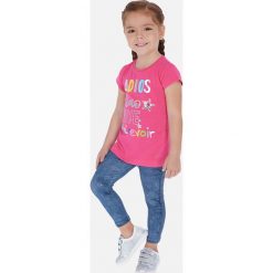 Mayoral - Spodnie dziecięce 92-134 cm. Niebieskie spodnie dziewczęce Mayoral, s, w paski, z elastanu. Za 92,90 zł.