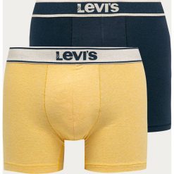 Levi's - Bokserki (2-pack). Żółte bokserki męskie Levi's®, s, bez wzorów, z elastanu. Za 119,90 zł.