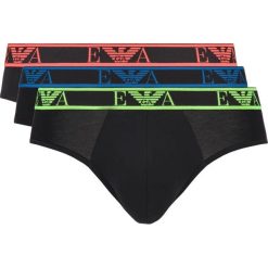 Emporio Armani 3-pack Slipy Czarny. Czarne slipy męskie s, z elastanu. Za 223,95 zł.