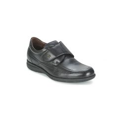 Derby Fluchos LUCA. Czarne półbuty męskie Fluchos, bez wzorów, bez zapięcia. Za 439,00 zł.