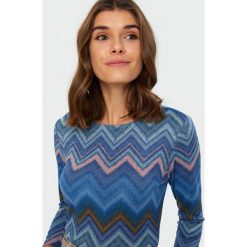 Wzorzysty sweter. Swetry damskie Greenpoint, bez wzorów, z elastanu, bez rękawów, bez kaptura. Za 39,99 zł.