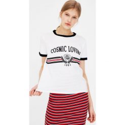 T-shirty damskie: Koszulka z napisem „cosmic lovers”