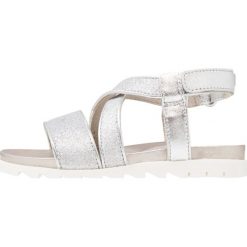 Unisa PESTO Sandały glitter antik/light metal silver. Szare sandały chłopięce Unisa, z materiału, z otwartym noskiem. W wyprzedaży za 207,35 zł.
