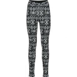 Legginsy we wzory: Legginsy funkcyjne, długie bonprix czarny wzorzysty