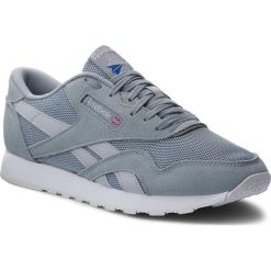 Buty Reebok - Cl Nylon Om CM9991 Meteor Grey/Cloud Gry/Wht. Szare buty sportowe damskie Reebok, bez wzorów, ze skóry, eleganckie, bez obcasa, na płaskiej podeszwie, bez zapięcia. W wyprzedaży za 199,00 zł.