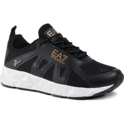 Sneakersy EA7 EMPORIO ARMANI - X8X034 XK061 A687 Black/Bronze. Czarne półbuty męskie EA7 Emporio Armani, na co dzień, bez wzorów, z tworzywa sztucznego, bez zapięcia. W wyprzedaży za 509,00 zł.