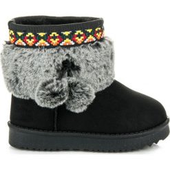 Buty zimowe chłopięce: Śniegowce z pomponami MOLLY