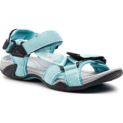 Sandały CMP - Hamal Wmn Hiking Sandal 38Q9956 Curacao L609. Niebieskie klapki damskie CMP, bez wzorów, z tworzywa sztucznego, sportowe, bez obcasa, bez zapięcia, outdoorowe. W wyprzedaży za 99,00 zł.