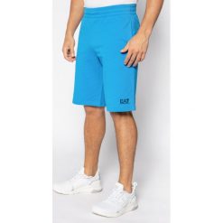 Szorty sportowe EA7 Emporio Armani 8NPS02 PJ05Z 1510. Niebieskie spodenki sportowe męskie EA7 Emporio Armani, xl, bez wzorów, z bawełny, sportowe. Za 329,00 zł.