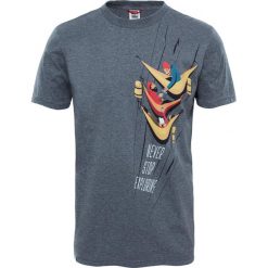 Koszulka The North Face S/S NSE Series T93BPJDYY - grafitowy. Szare koszulki męskie The North Face, s, bez wzorów, bez kołnierzyka, bez rękawów. Za 97,99 zł.