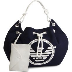 Torebka EMPORIO ARMANI - Y3E142 YFA8E 88180 Blue/White. Niebieskie torebki klasyczne damskie Emporio Armani, bez wzorów, z materiału, klasyczne, na ramię, bez dodatków. W wyprzedaży za 699,00 zł.